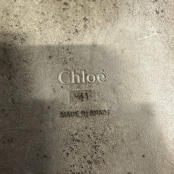 EUC Chole White “Rebecca” Sandals Women's Size 41 - Picture 15 of 16